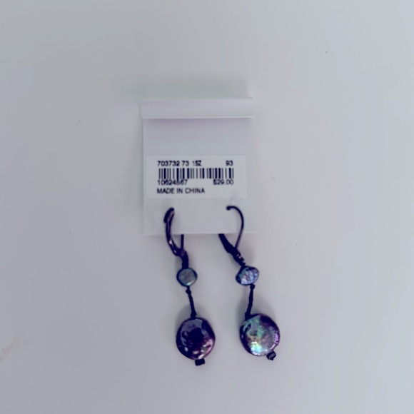 NWT JJill Fresh water pearls earrings - Picture 2 of 2